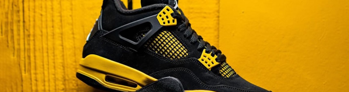 Air Jordan 4 "Thunder" Yellow 2023 Outfit Release Date