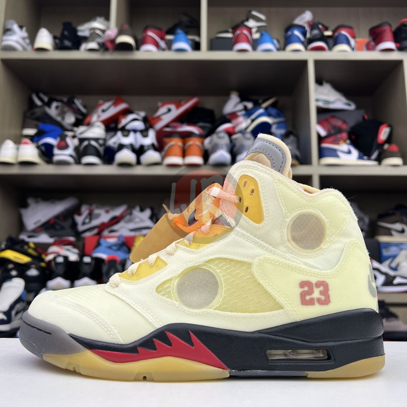 AIR JORDAN 5 RETRO SP "Off-White - Sail"