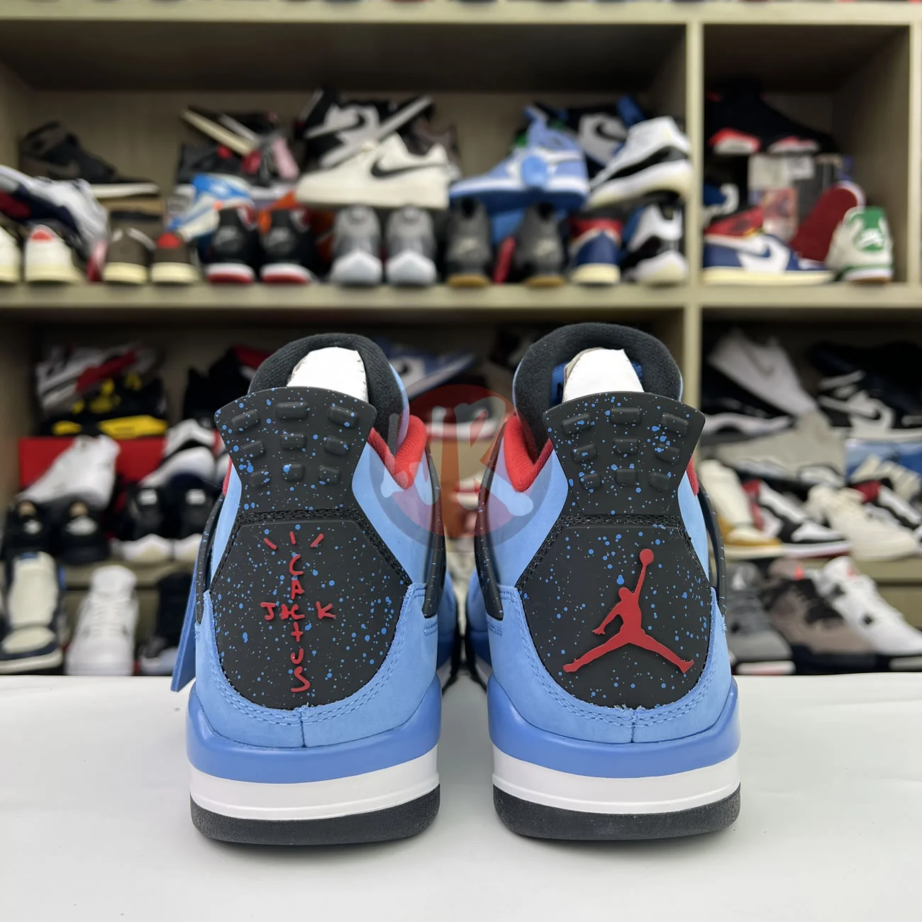 Air Jordan 4 Retro Travis Scott Cactus Jack 308497 406 Ljr Sneakers (5) - bc-ljr.com