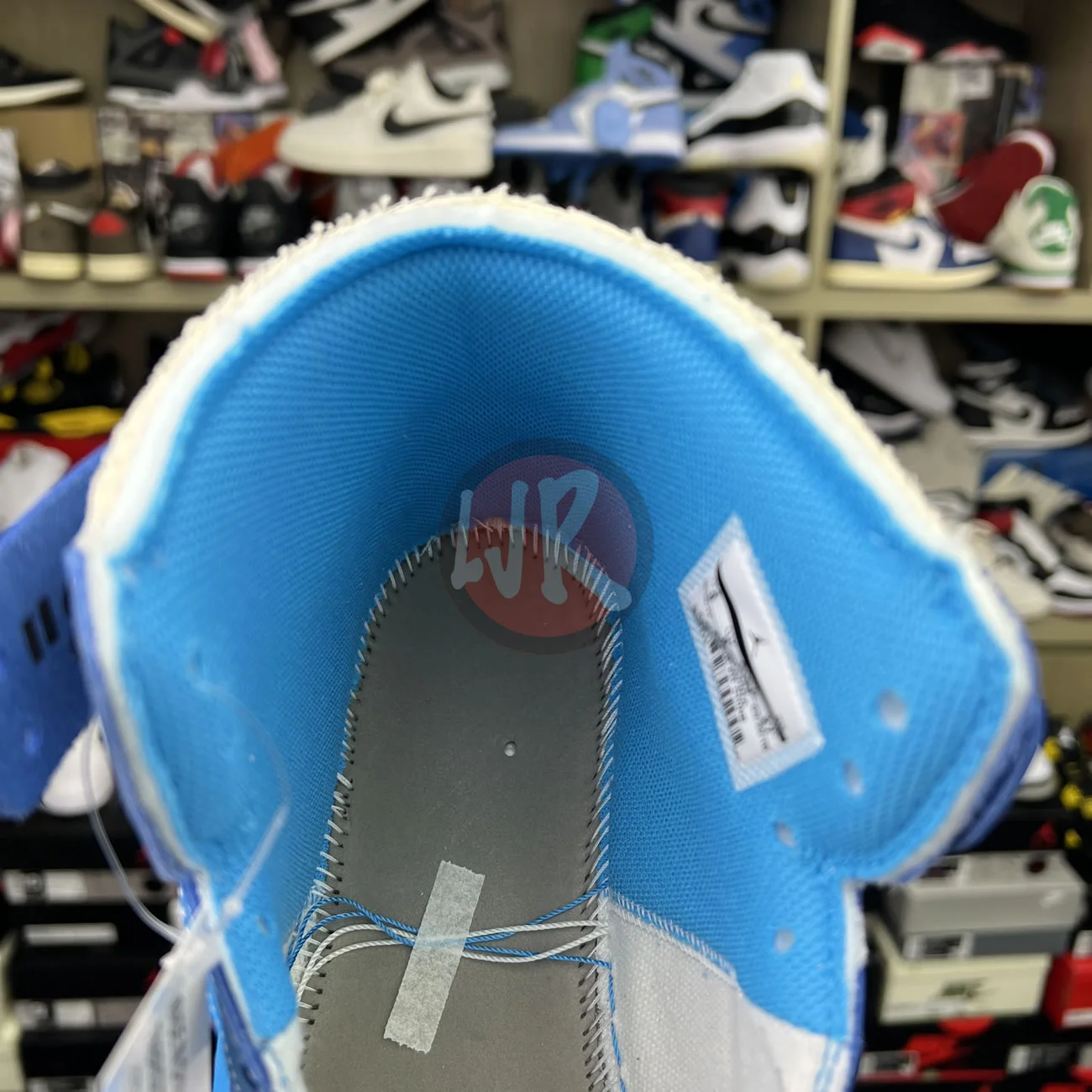 Air Jordan 1 Retro High Off White University Blue Aq0818 148 Ljr Sneakers (5) - bc-ljr.com