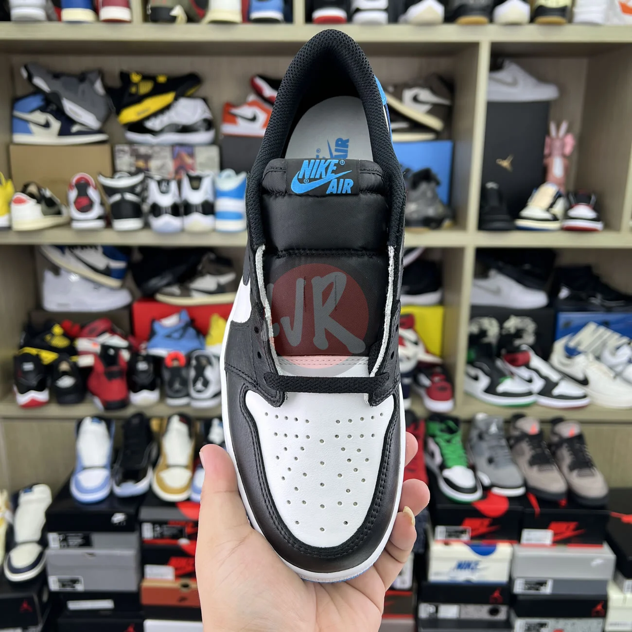 Air Jordan 1 Retro Low Og Black Dark Powder Blue Cz0790 104 Ljr Sneakers (3) - bc-ljr.com