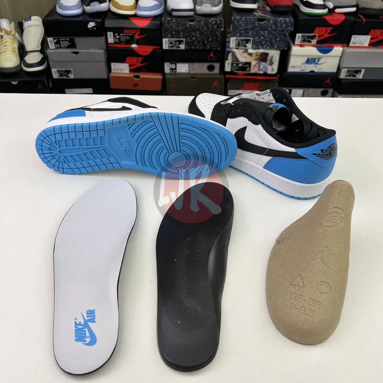 Air Jordan 1 Retro Low Og Black Dark Powder Blue Cz0790 104 Ljr Sneakers (7) - bc-ljr.com