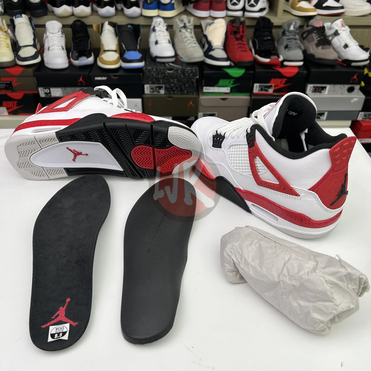 Air Jordan 4 Retro Red Cement Dh6927 161 Ljr Sneakers (8) - bc-ljr.com