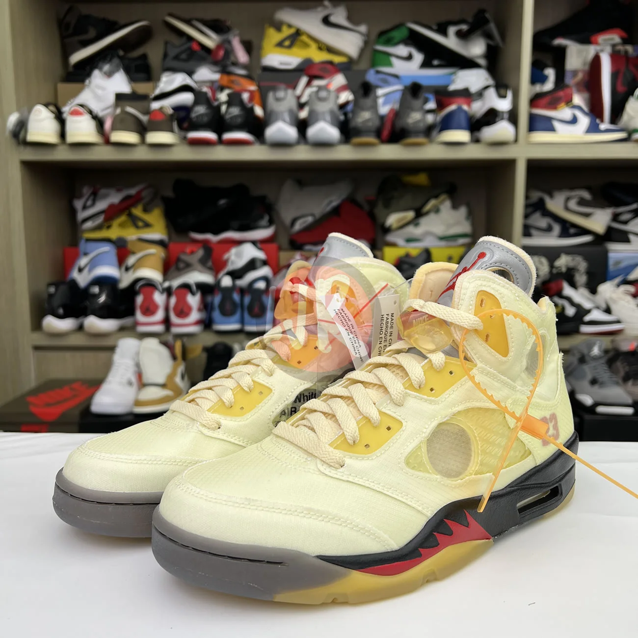 Air Jordan 5 Retro Off White Sail Dh8565 100 Ljr Sneakers (6) - bc-ljr.com