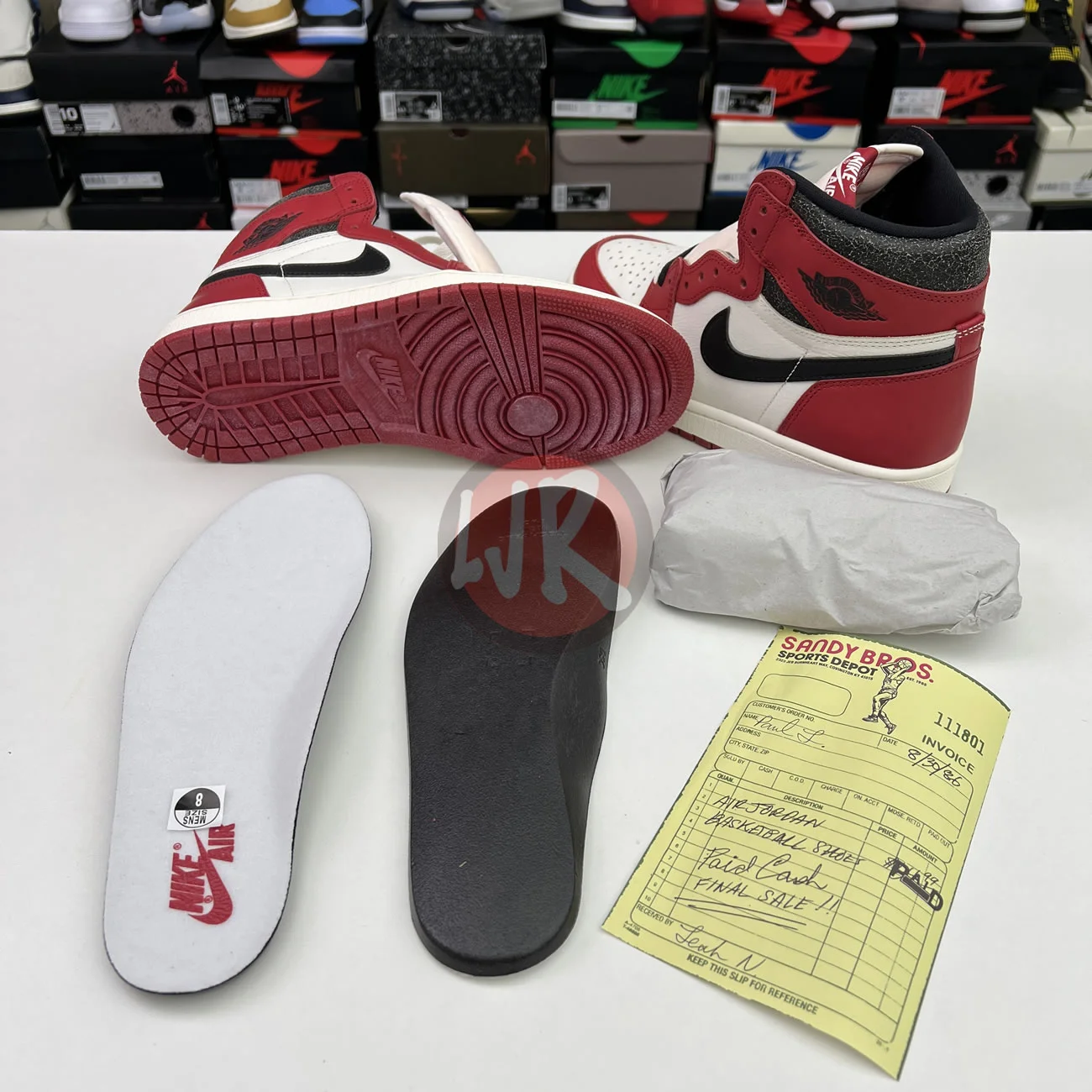 Air Jordan 1 Retro High Og Chicago Lost And Found Dz5485 612 Ljr Sneakers (9) - bc-ljr.com